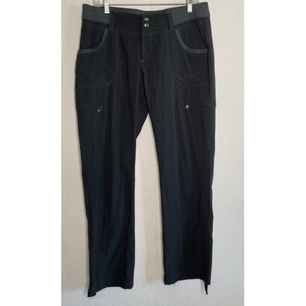 Kuhl Gray/Black Cinch Legs Hiking Kurve Durango Chino Pants Women 12 China